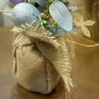 Enfeite De Páscoa Árvore Com Ovos Azul E Lilás 39 Cm | Páscoa